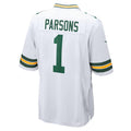 Fenge GB.Packers #1 Micah Parsons Player White Home Game Stitched Jerseys