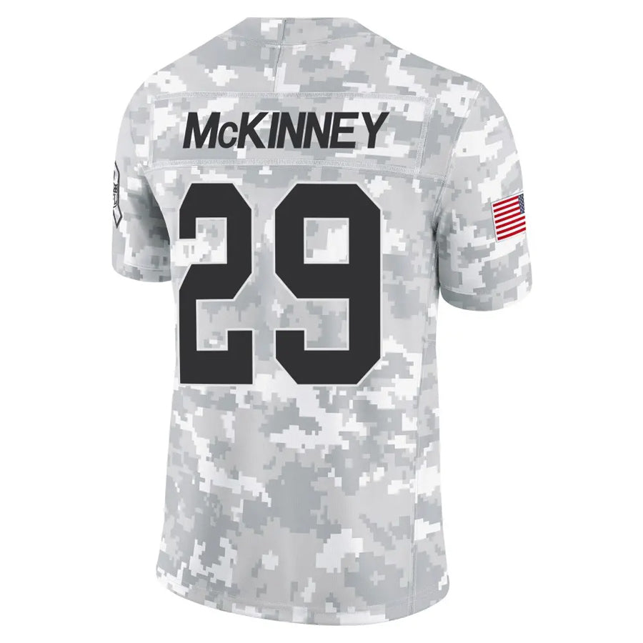 Fenge GB.Packers #29 Xavier McKinney Player Arctic Camo Salute to Service Stitched Jerseys