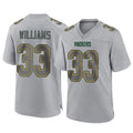 Fenge GB.Packers #33 Evan Williams Player Gray Atmosphere Fashion Home Game Stitched Jerseys