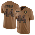 Fenge GB.Packers #44 Zaire Franklin Player Brown Salute To Service Limited Stitched Jerseys