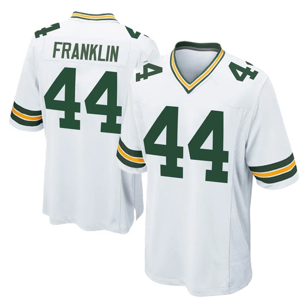 Fenge GB.Packers #44 Zaire Franklin Player White Home Game Stitched Jerseys