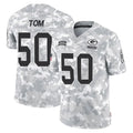 Fenge GB.Packers #50 Zach Tom Player Arctic Camo Salute To Service Limited Stitched Jerseys