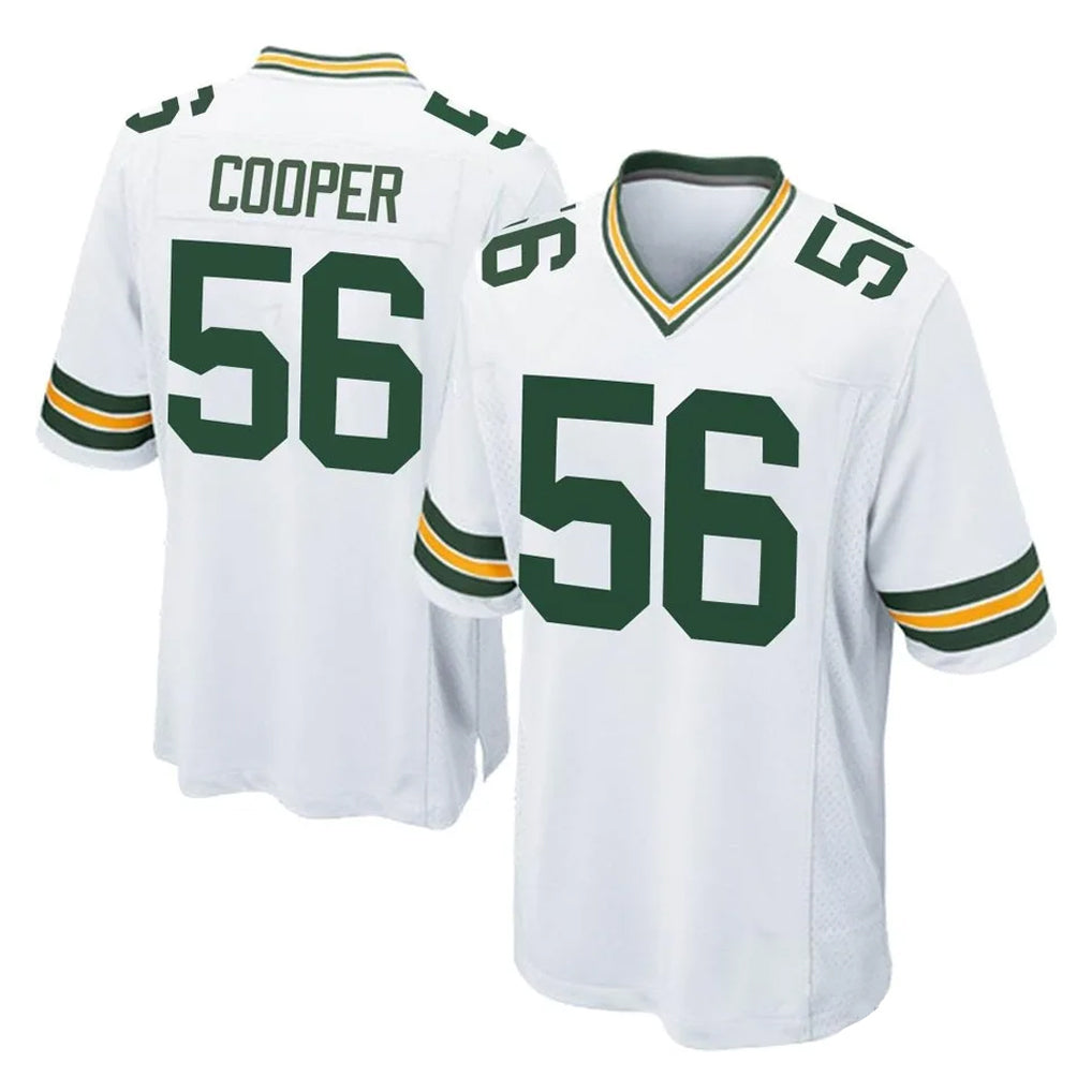 Fenge GB.Packers #56 Edgerrin Cooper Player White Home Game Stitched Jerseys
