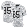 Fenge GB.Packers #85 Tucker Kraft Player Arctic Camo Salute to Service Stitched Jerseys