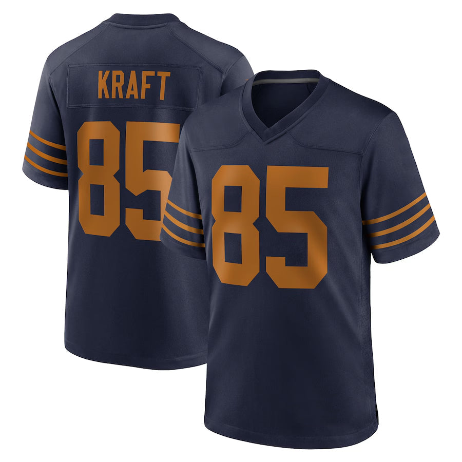 Fenge GB.Packers #85 Tucker Kraft Player Navy The 1923 Classic Game Stitched Jersey