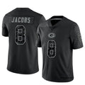 Fenge GB.Packers #8 Josh Jacobs Player Black RFLCTV Limited Stitched Jerseys