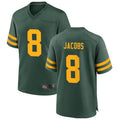 Fenge GB.Packers #8 Josh Jacobs Player Green Home Replica Stitched Jerseys