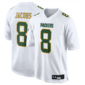 Fenge GB.Packers #8 Josh Jacobs Player White Fashion Game Stitched Jerseys