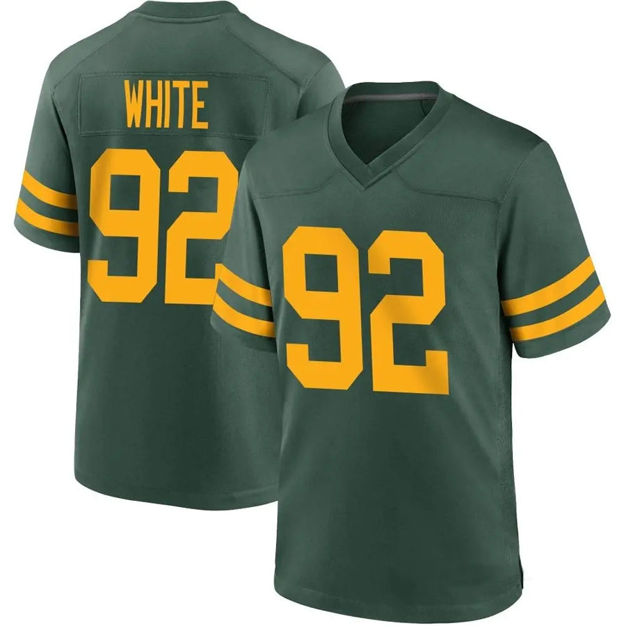 Fenge  GB.Packers #92 Reggie White Player Limited Green Alternate Vapor Stitched Jerseys
