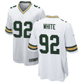 Fenge GB.Packers #92 Reggie White Player White Home Game Stitched Jersey