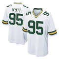 Fenge GB.Packers #95 Devonte Wyatt Player White Home Game Stitched Jerseys