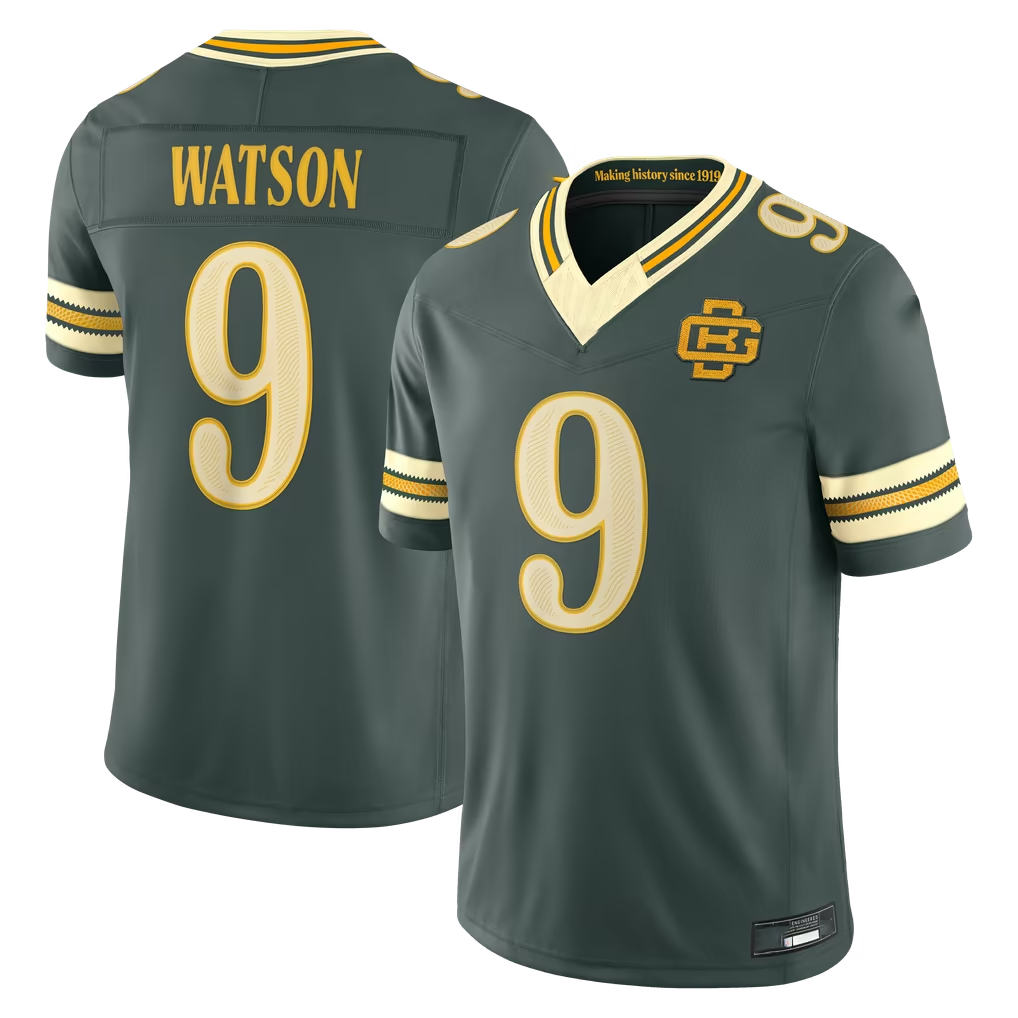 Fenge GB.Packers #9 Christian Watson Green 2026 Rivalries Collection Limited Stitched Jerseys