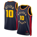 Fenge G.State Warriors #10 Jimmy Butler III Navy Swingman Jerseys - City Edition