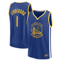 Fenge G.State Warriors #1 Yaxel Lendeborg Royal 2026  Draft First Round Pick Fast Break Jerseys - Icon Edition