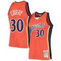 Fenge G.State Warriors #30 Stephen Curry Mitchell & Ness Orange Hardwood Classics Swingman Jerseys