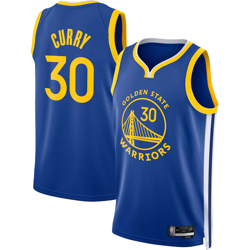 Fenge G.State Warriors #30 Stephen Curry Royal Swingman Jerseys - Icon Edition