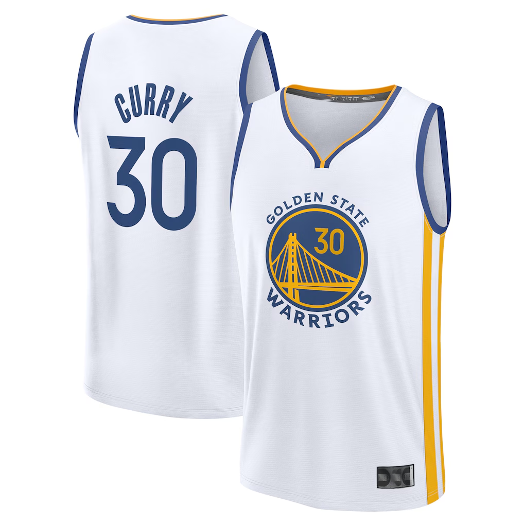 Fenge G.State Warriors #30 Stephen Curry White Swingman Jerseys-Association Edition