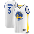 Fenge G.State Warriors #3 Will Richard White Fast Break Replica Player Jerseys - Association Edition