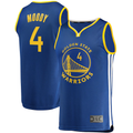 Fenge G.State Warriors #4 Moses Moody Royal Fast Break Replica Jerseys - Icon Edition