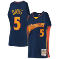 Fenge G.State Warriors #5 Baron Davis Mitchell & Ness Navy 200607 Hardwood Classics Swingman Jerseys