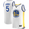 Fenge G.State Warriors #5 Kevon Looney White Fast Break Player Replica Jerseys - Association Edition