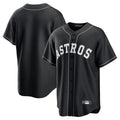 Fenge H.Astros Black Home Game Blank Player Stitched Jerseys