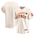 Fenge H.Astros Cream Throwback Cooperstown Collection Limited Blank Player Stitched Jerseys