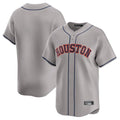 Fenge H.Astros Gray Home Limited Blank Player Stitched Jerseys