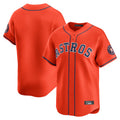 Fenge H.Astros Orange Home Limited Blank Player Stitched Jerseys
