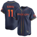 Fenge H.Astros #11 Cam Smith Player Navy City Connect Home Limited Stitched Jerseys
