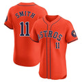 Fenge H.Astros #11 Cam Smith Player Orange Home Limited Elite Stitched Jerseys