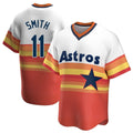 Fenge H.Astros #11 Cam Smith Player Rainbow Cooperstown Collection T-shirt Stitched Jerseys