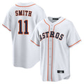Fenge H.Astros #11 Cam Smith Player White Home Game Stitched Jerseys