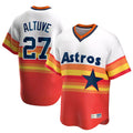 Fenge H.Astros #27 Jose Altuve Player Rainbow Cooperstown Collection T-shirt Stitched Jerseys