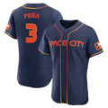 Fenge H.Astros #3 Jeremy Pe?a Player Navy City Connect Limited Elite Home Stitched Jerseys
