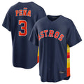 Fenge H.Astros #3 Jeremy Pe?a Player Navy Home Game Stitched Jerseys