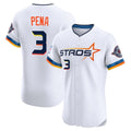 Fenge H.Astros #3 Jeremy Pe?a Player White City Connect Limited Elite Home Stitched Jerseys