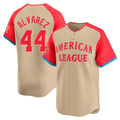 Fenge H.Astros #44 Yordan Alvarez Player Cream American League All-Star Game Limited Stitched Jerseys