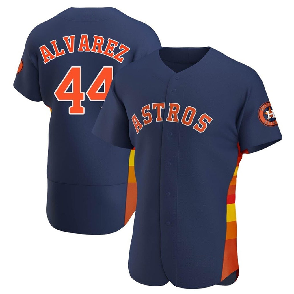 Fenge H.Astros #44 Yordan Alvarez Player Navy Limited Elite Home Stitched Jerseys
