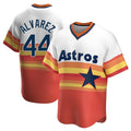 Fenge H.Astros #44 Yordan Alvarez Player Rainbow Cooperstown Collection T-shirt Stitched Jerseys