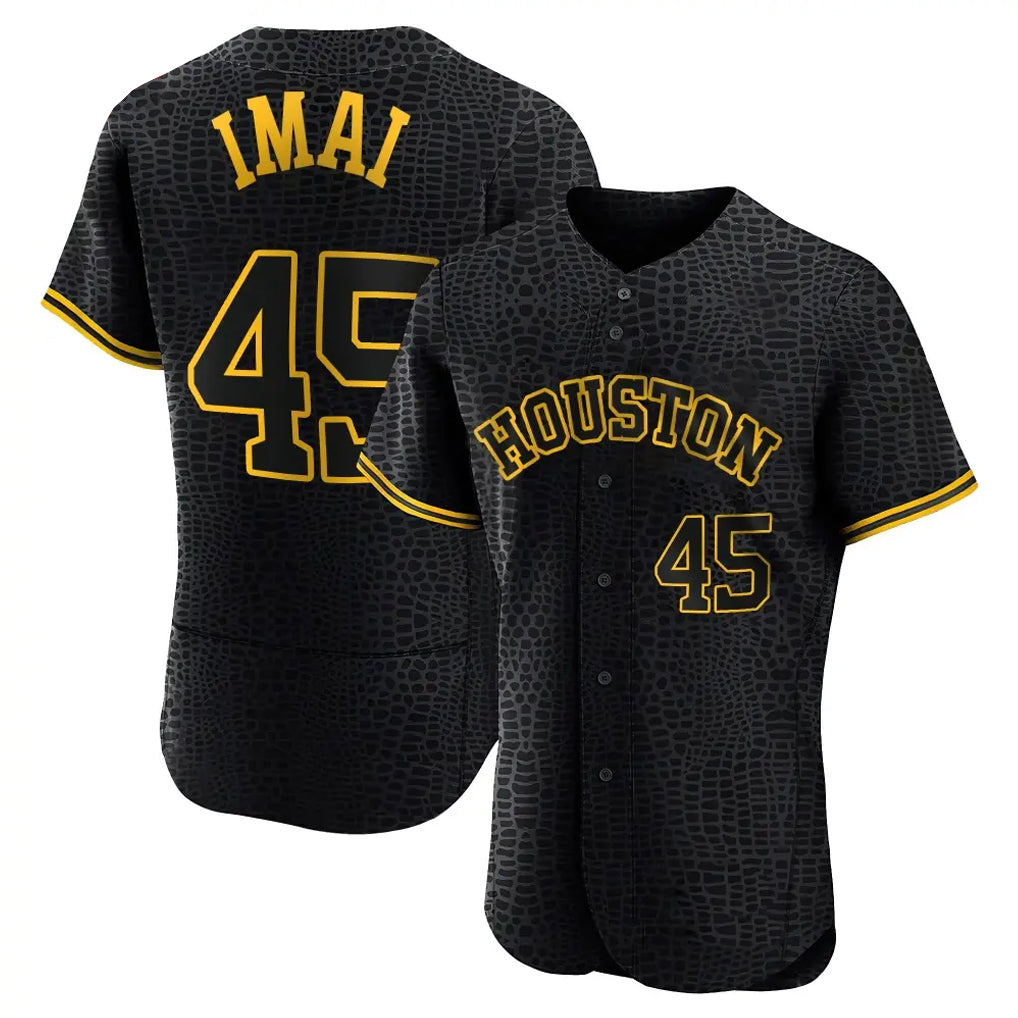 Fenge H.Astros #45 Tatsuya Imai Player Snake Skin City Limited Elite Home Stitched Jerseys