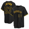 Fenge H.Astros #53 Cristian Javier Player Snake Skin City Home Game Stitched Jerseys