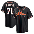 Fenge H.Astros #71 Josh Hader Player Black Fashion Out Home Game Stitched Jerseys
