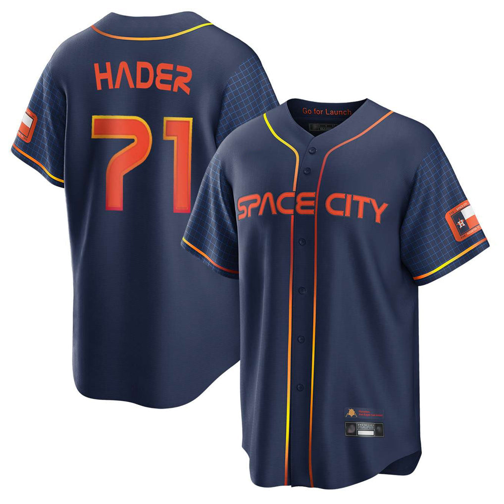 Fenge H.Astros #71 Josh Hader Player Navy City Connect Home Game Stitched Jerseys