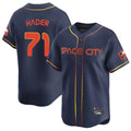 Fenge H.Astros #71 Josh Hader Player Navy City Connect Limited Home Stitched Jerseys