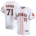 Fenge H.Astros #71 Josh Hader Player White Home Limited Stitched Jerseys