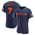 Fenge H.Astros #7 Craig Biggio Player Navy City Connect Limited Elite Home Stitched Jerseys