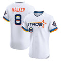 Fenge H.Astros #8 Christian Walker Player White City Connect Limited Elite Home Stitched Jerseys