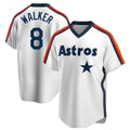 Fenge H.Astros #8 Christian Walker Player White Cooperstown Collection T-shirt Stitched Jerseys