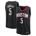 Fenge H.Rockets #5 Fred VanVleet Black Fast Break Replica Player Stitched Jerseys-Statement Edition